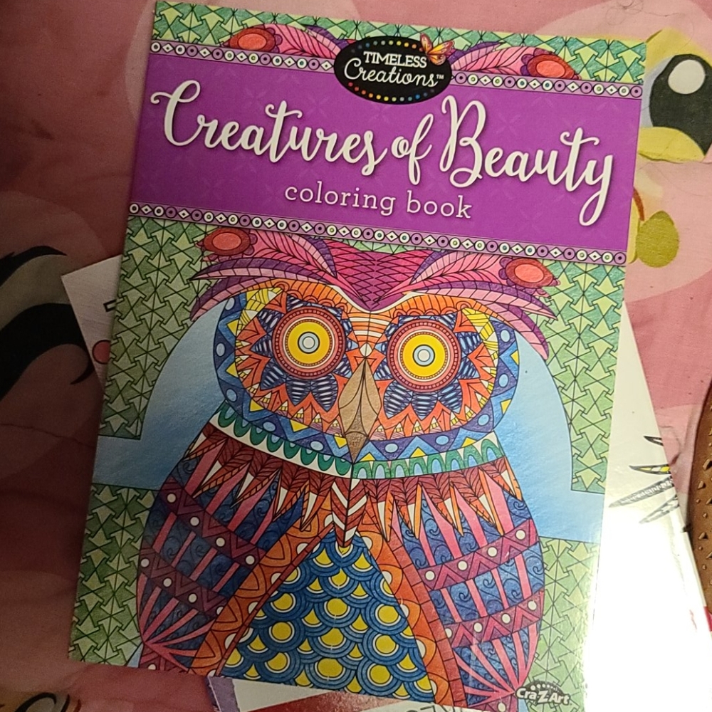 New adult coloring book Creatures of Beauty